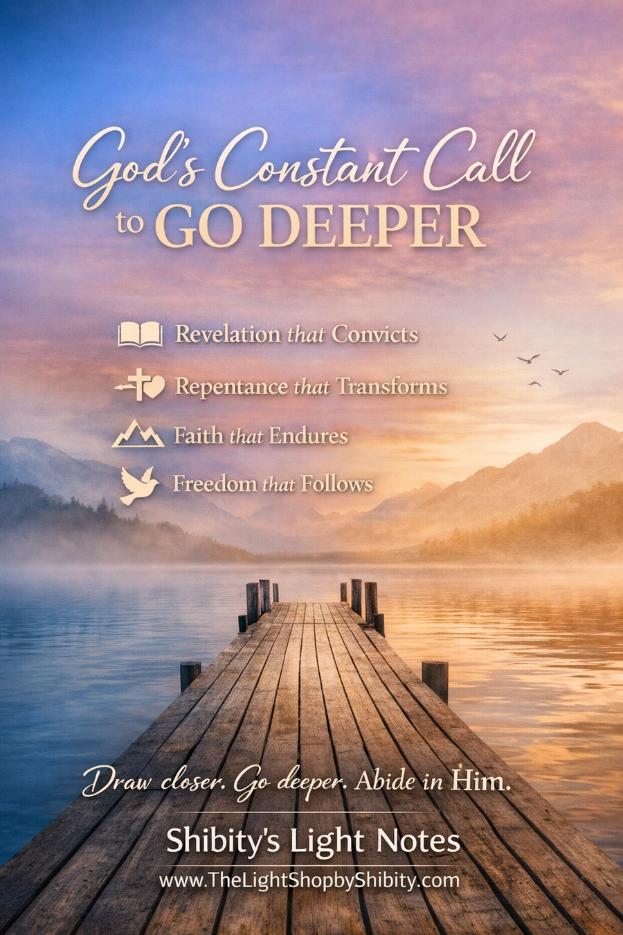 God’s Constant Call to Go Deeper in Faith | Christian Growth & Revelation
